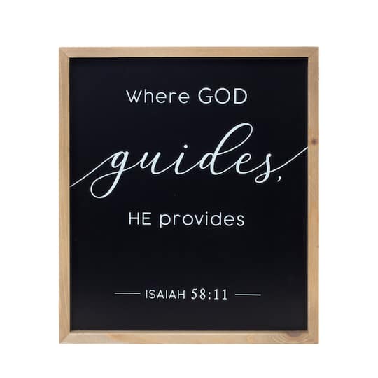13.75" x 16" Framed Beauty & God Plaque Set